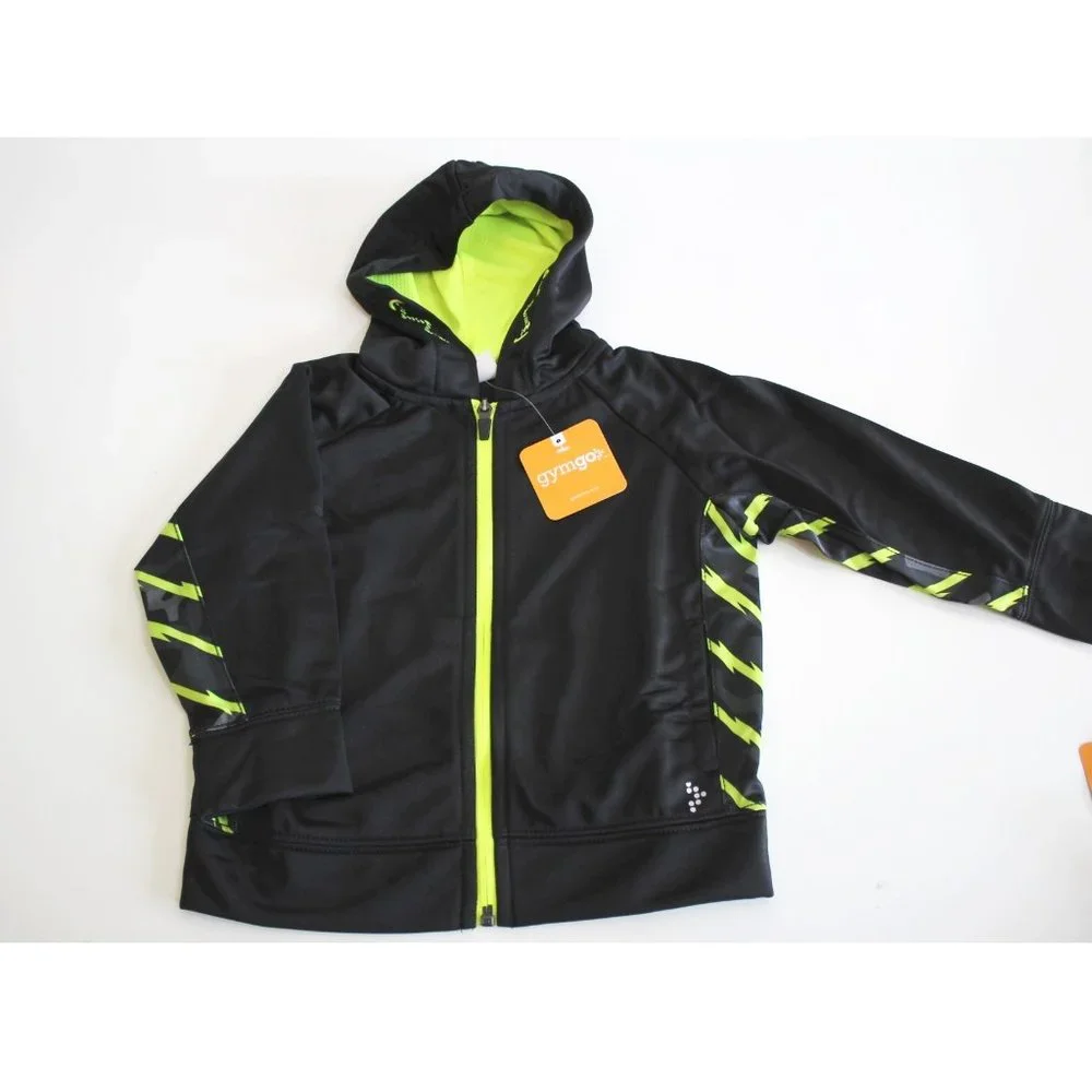 Gymboree Boy Jacket Shirt Athletic Shorts Boy Size XXS 3 3T Black Green